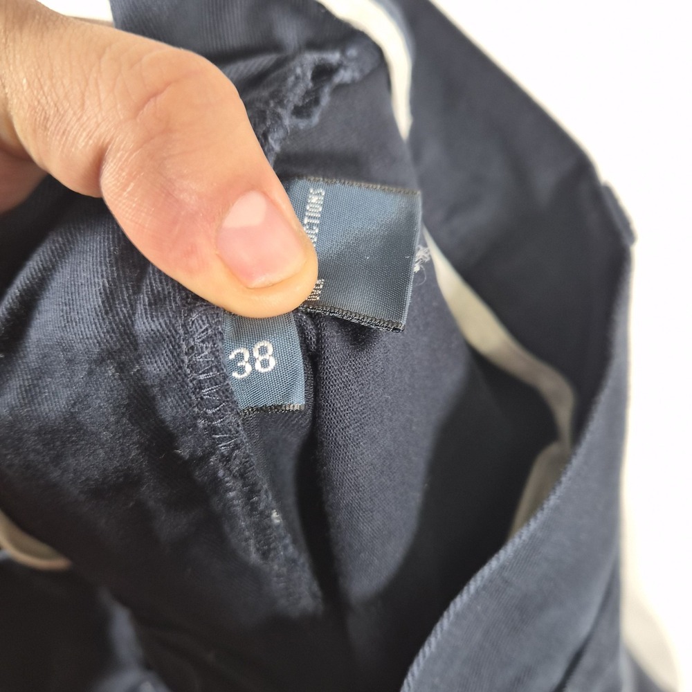 Vintage Polo Ralph Lauren Classic Fit Chino Shorts Men's 38 Navy Blue Cotton - Picture 8 of 9
